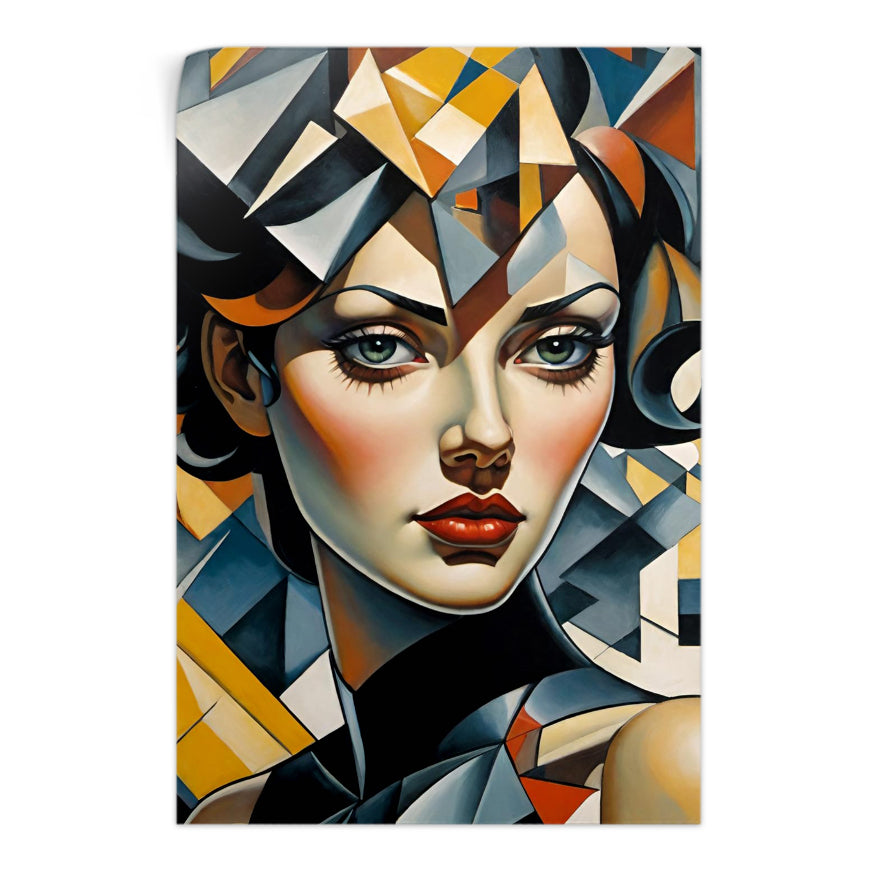 Mujer Futurista Cubismo