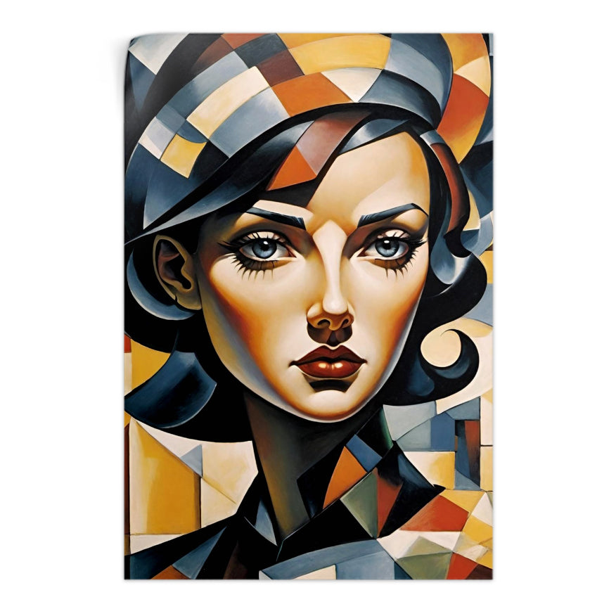 Mujer Gorro Cubismo