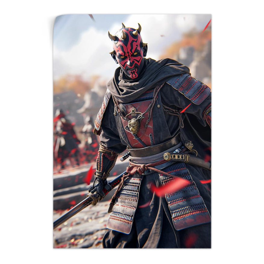 Darth Maul Ninja En Batalla