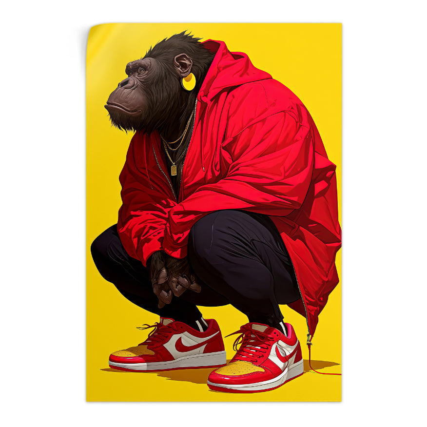 Gorila Chamarra Roja