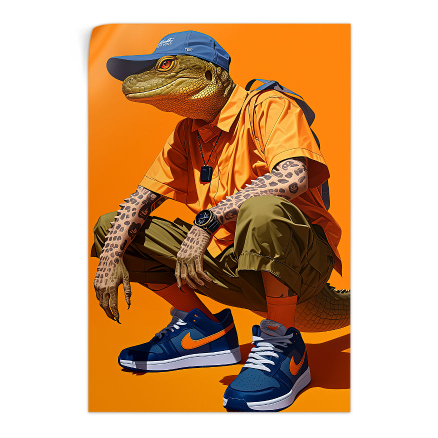 Iguana Gorra Y Tenis