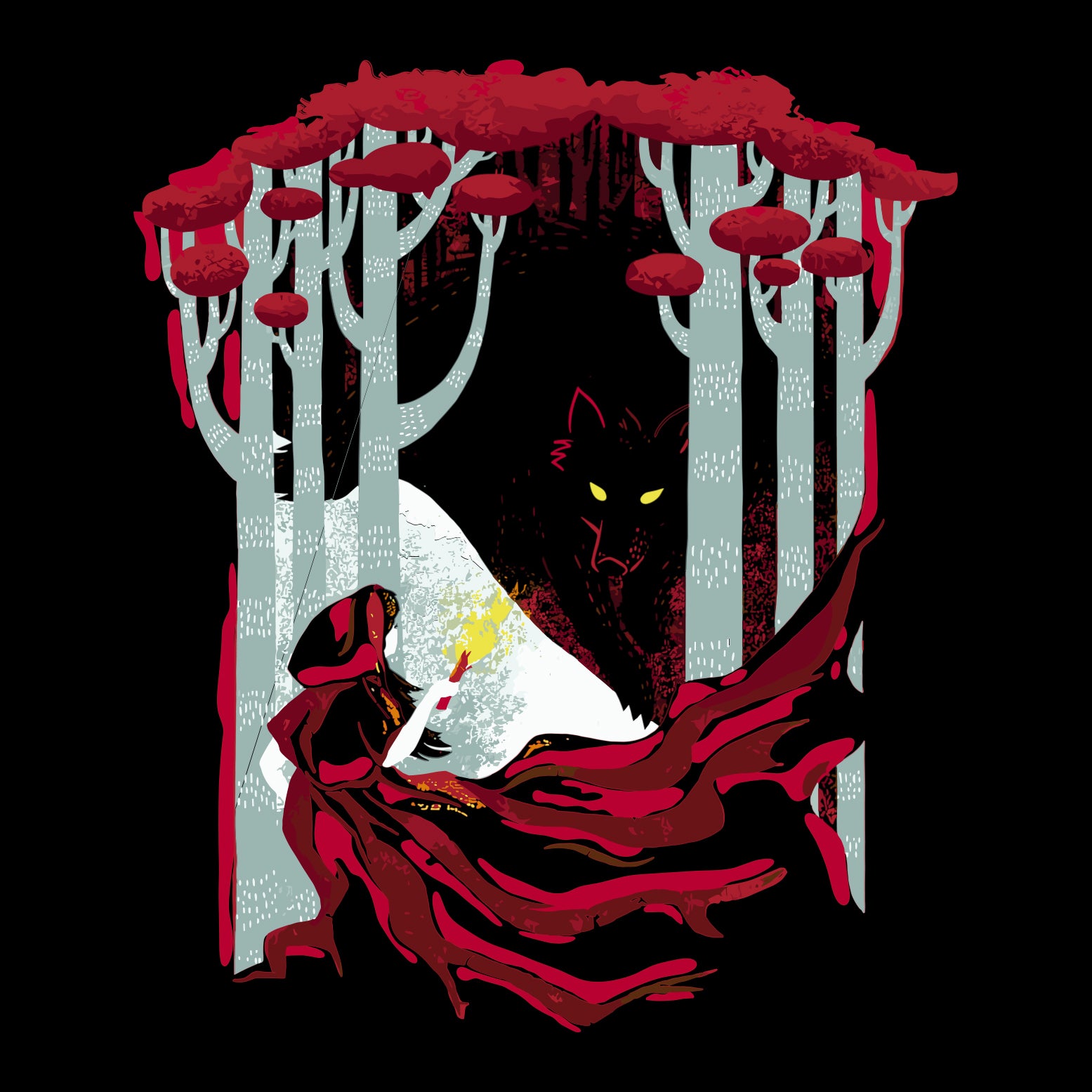 Playera Caperuza