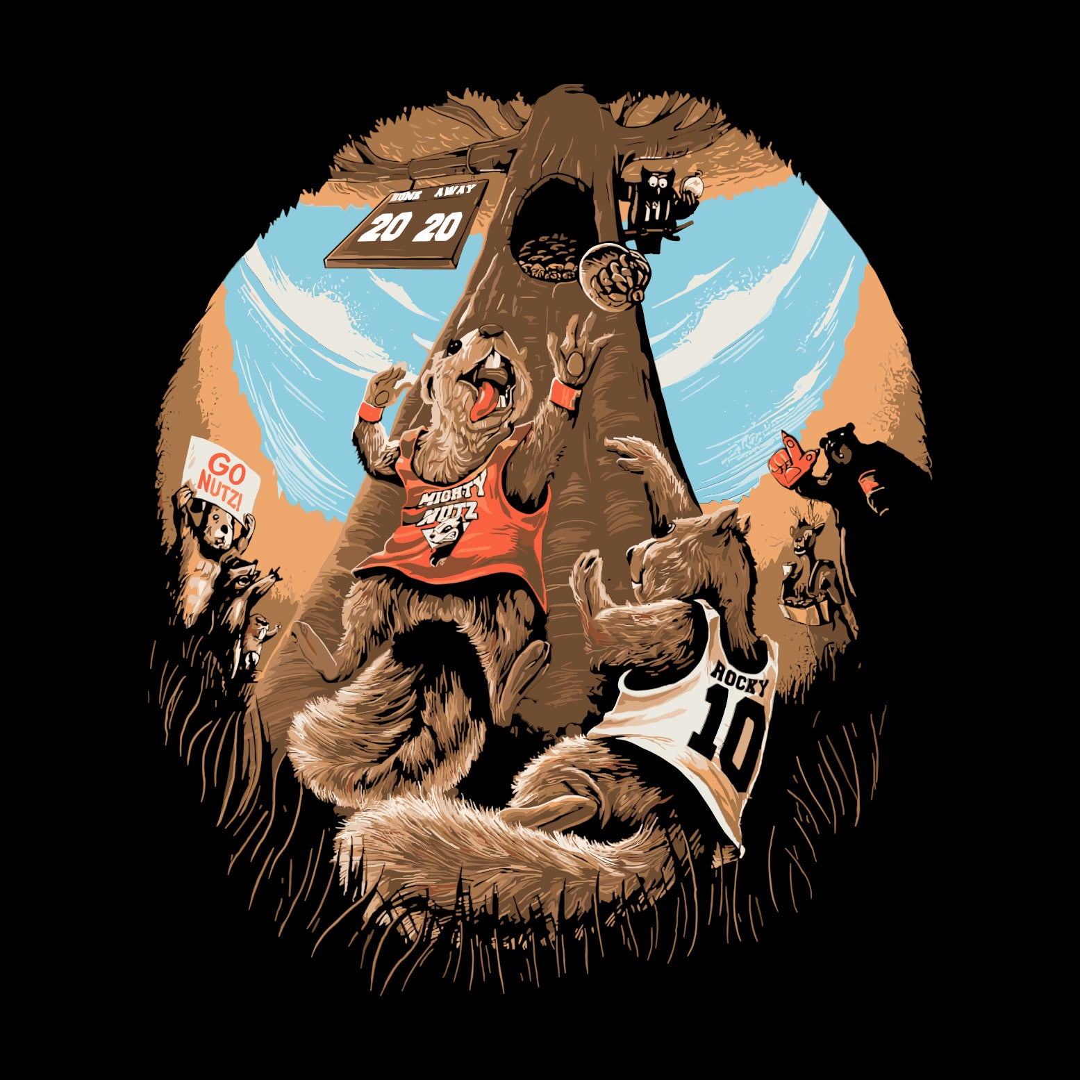 Playera Castores Basqueteros