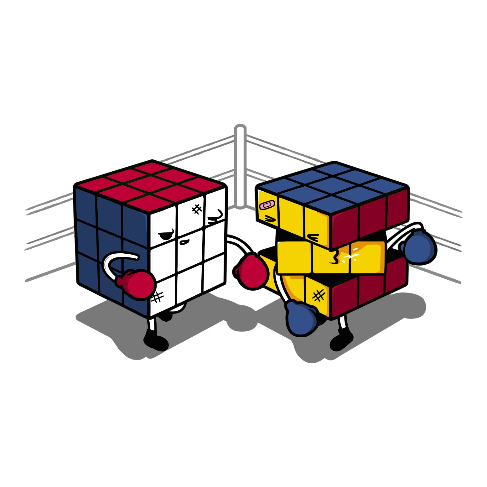 Playera Cubos Rubik Box