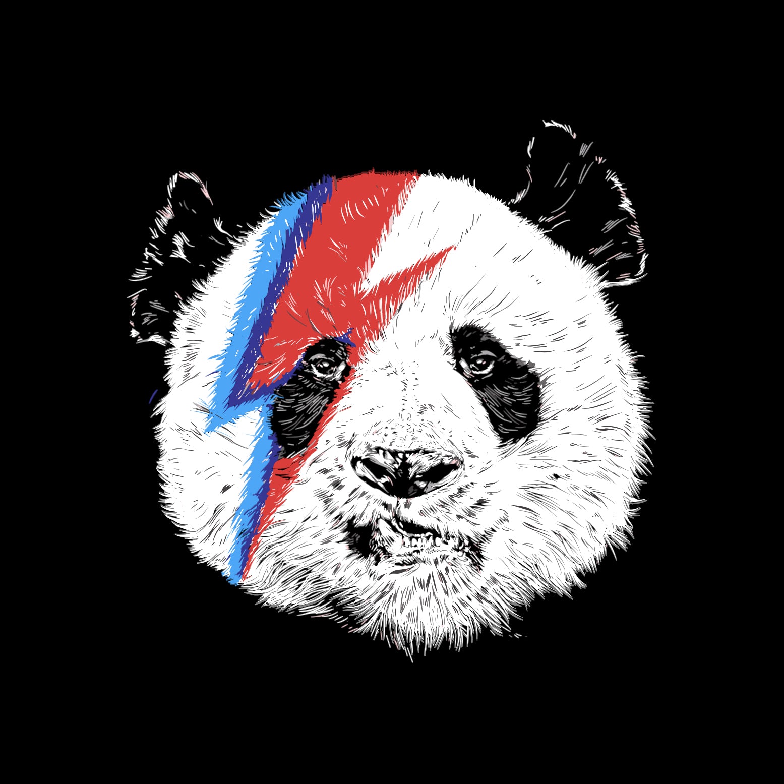 Playera Panda Bowie