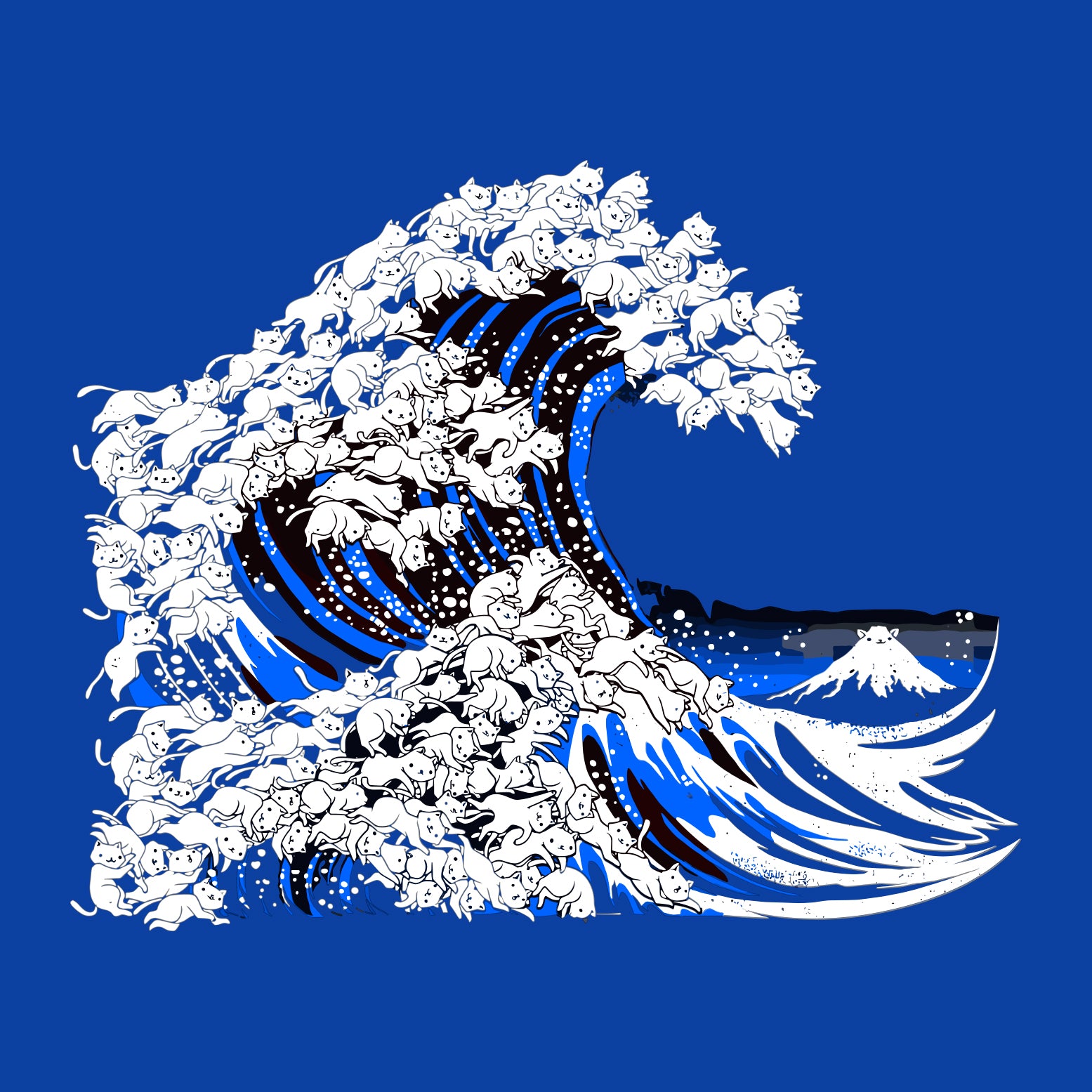 Playera Ola De Gatos