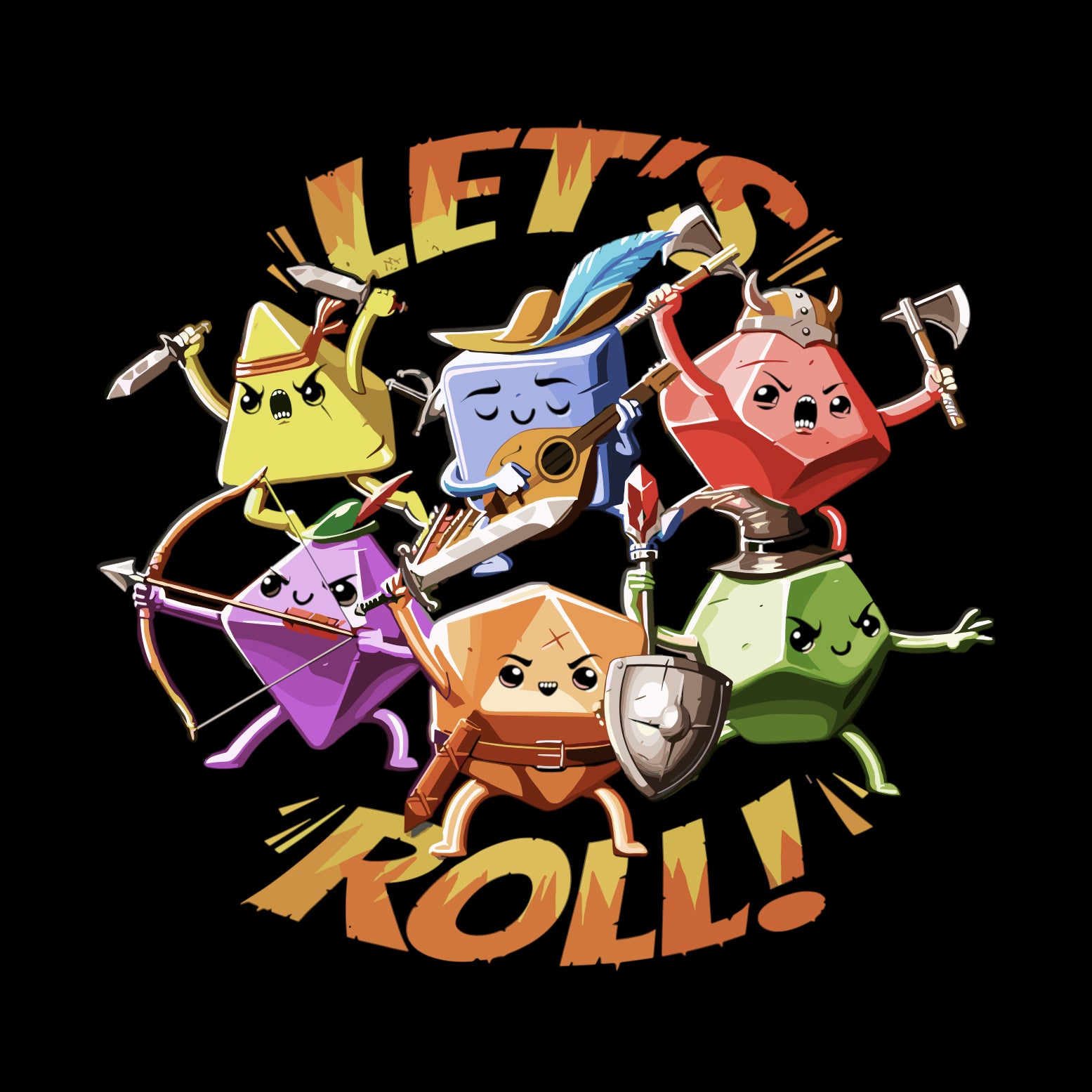 Playera Lets Roll