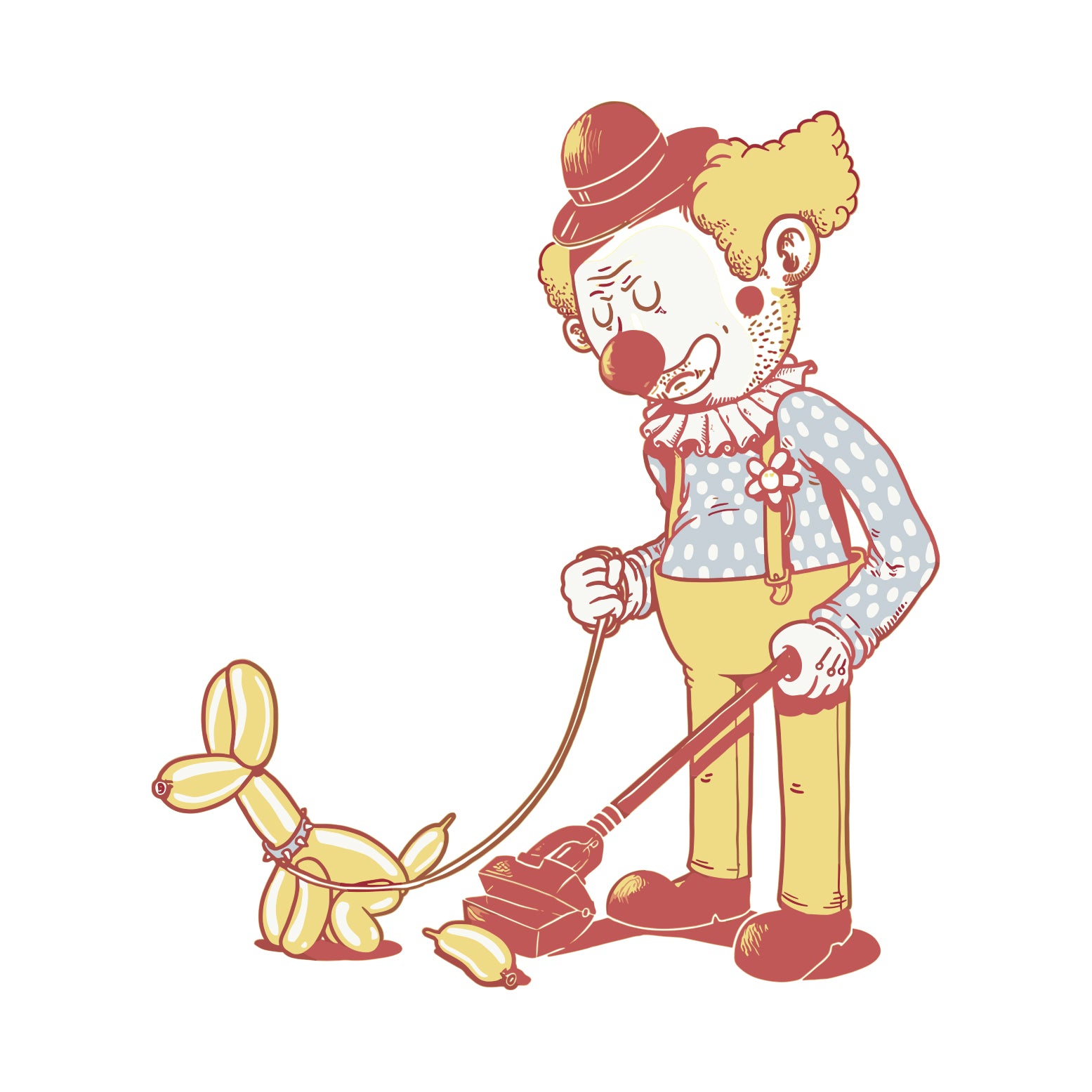 Playera Perro Payaso