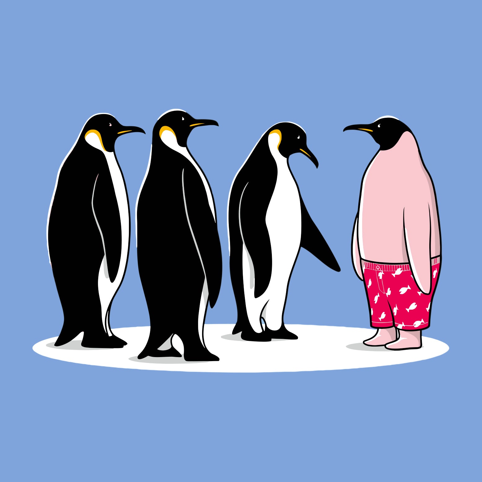 Playera Pingüino Informal