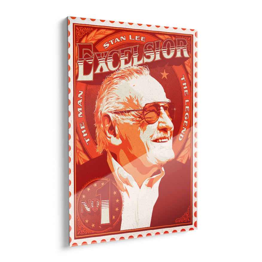 Stan Lee Excelsior Timbre Postal