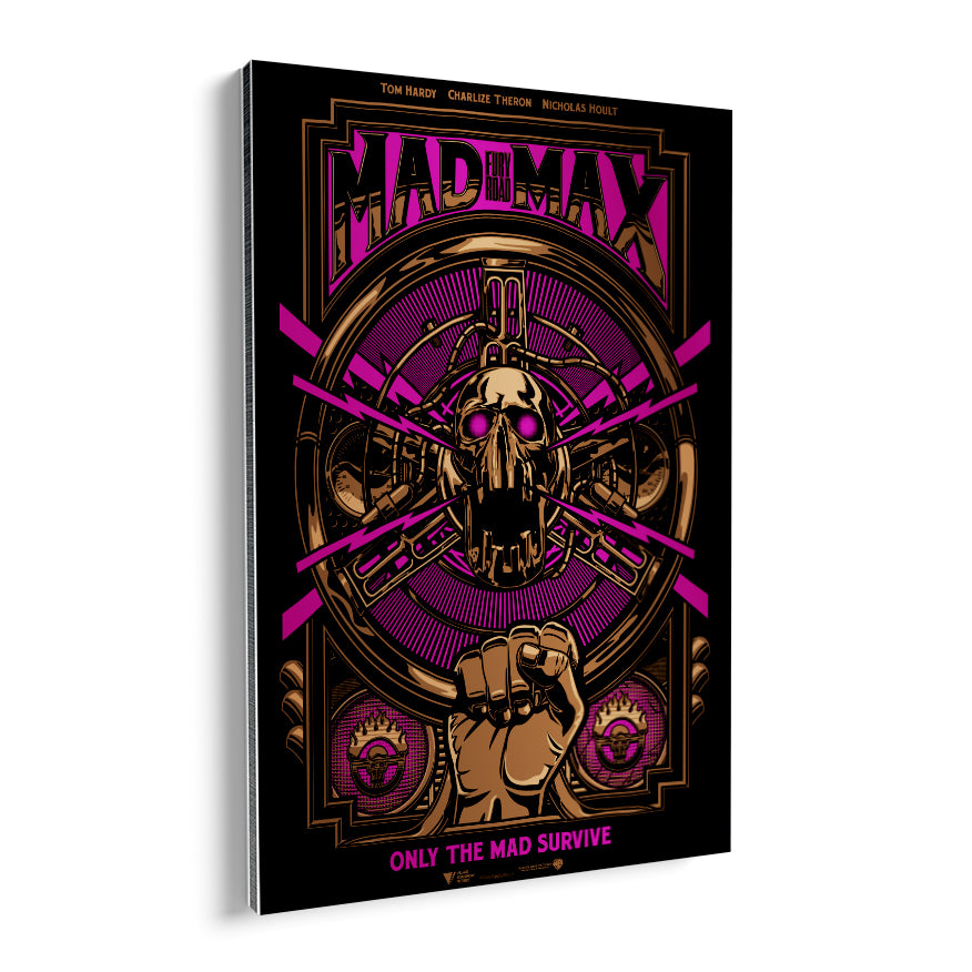 Mad Max Fury Road Purple Poster