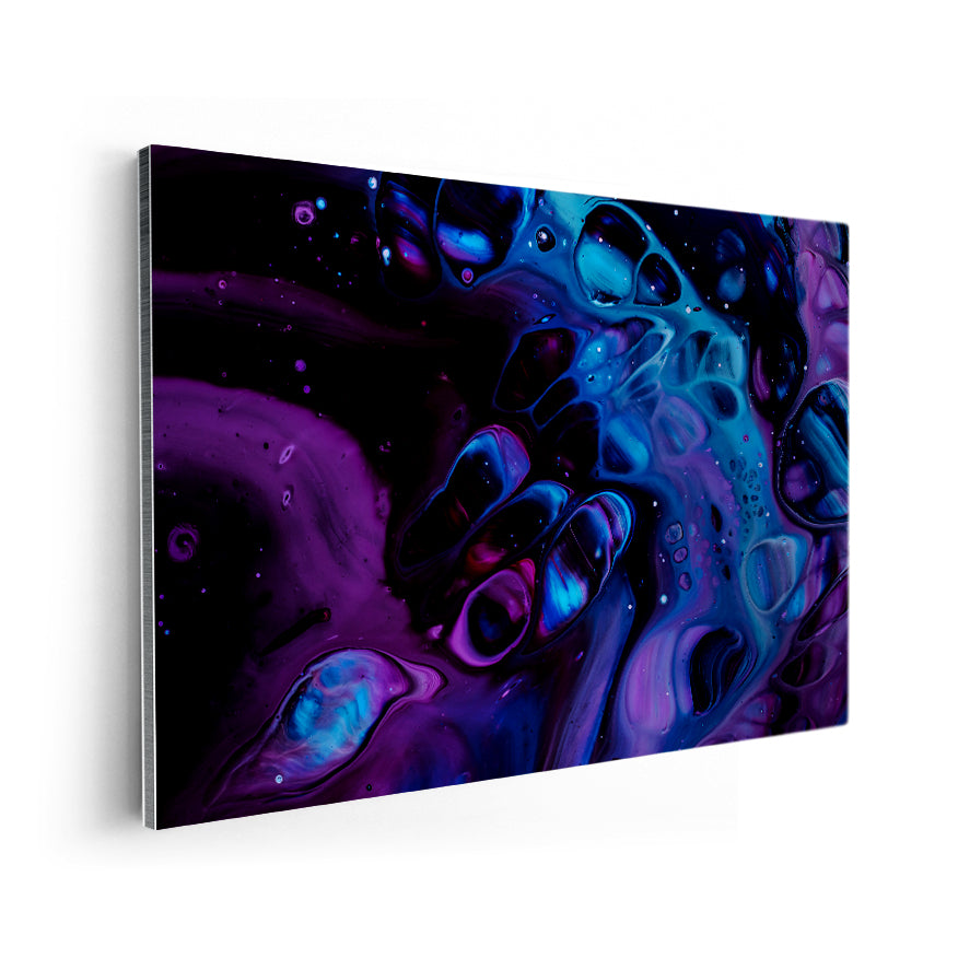 Abstracto Morado y Azul