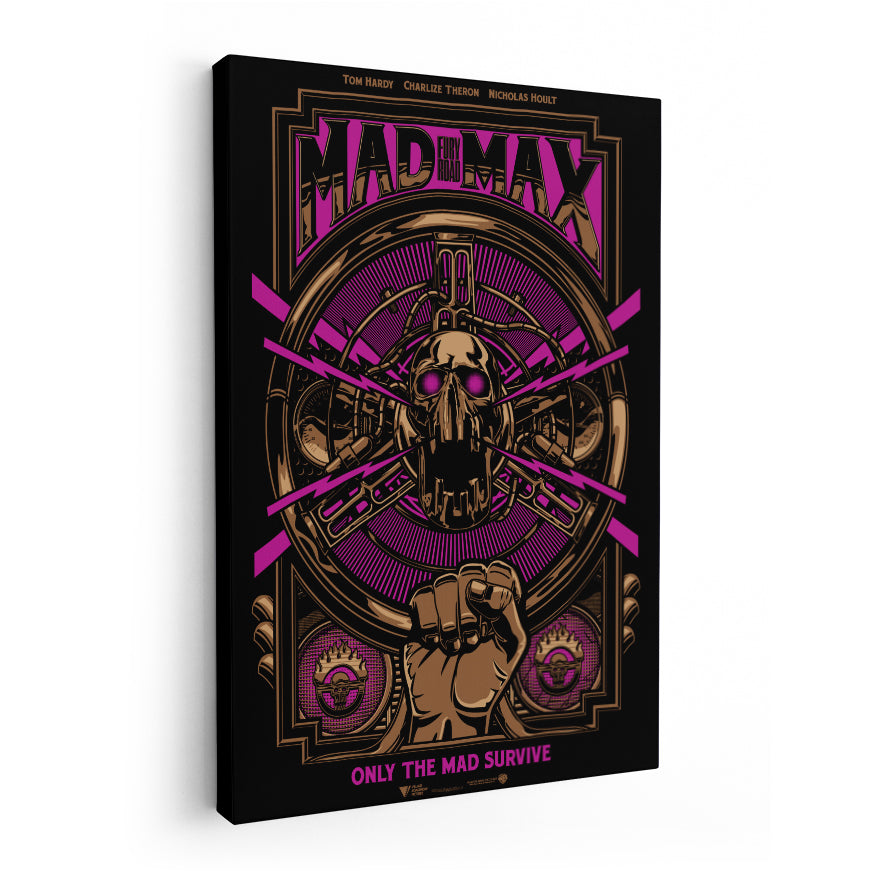 Mad Max Fury Road Purple Poster