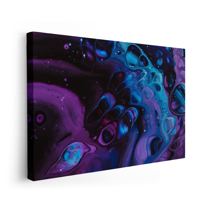 Abstracto Morado y Azul