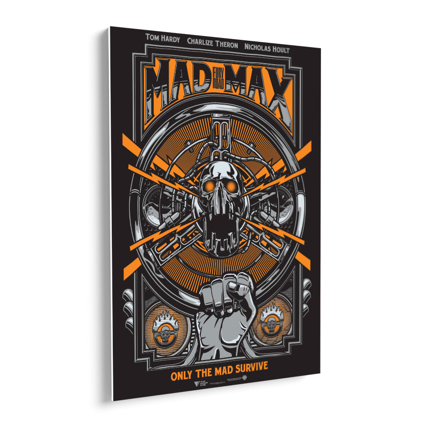 Mad Max Fury Road Orange Poster