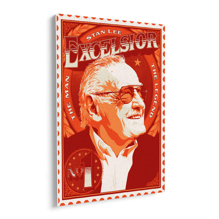 Stan Lee Excelsior Timbre Postal