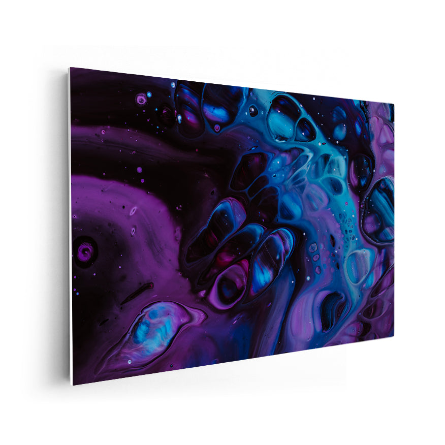 Abstracto Morado y Azul