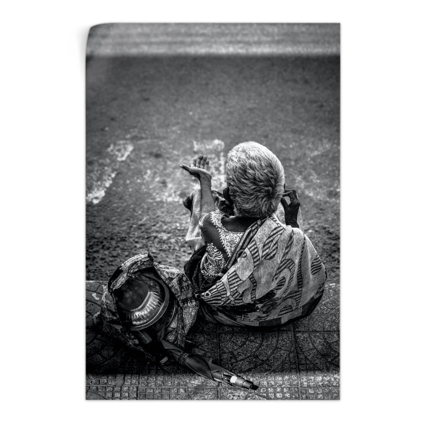 Anciana en la Calle